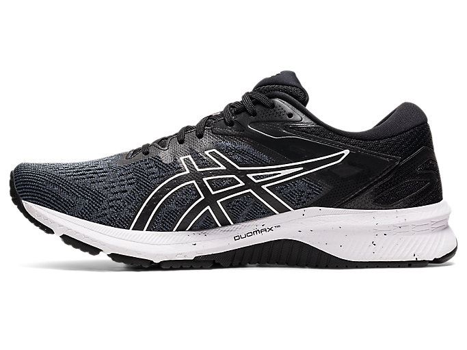 Black / White Asics GT-1000 10 Men's Running Shoes | ALOU5853