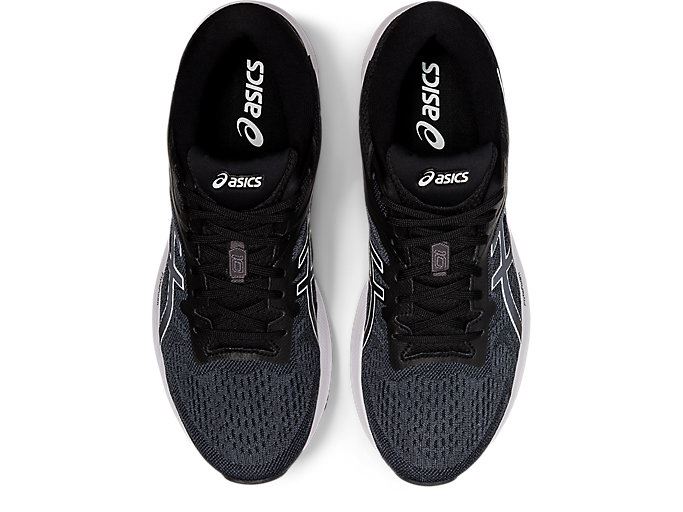 Black / White Asics GT-1000 10 Men's Running Shoes | ALOU5853