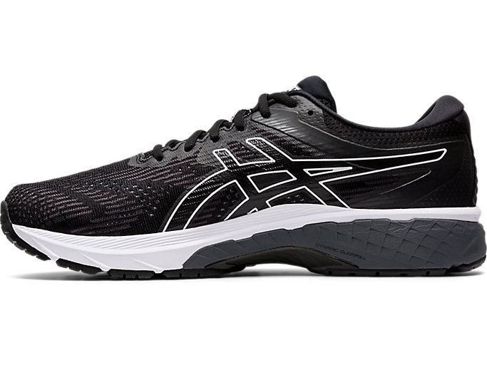 Black / White Asics GT-2000 8 (4E) Men's Running Shoes | FVRM0949