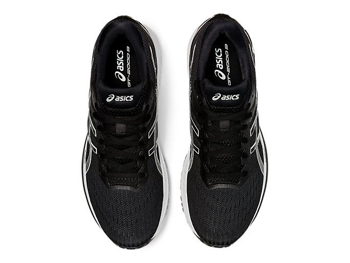 Black / White Asics GT-2000 9 Men's Running Shoes | VTVE4549