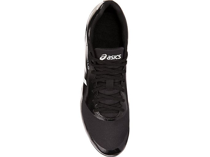 Black / White Asics Hyper LD 6 Men's Track Shoes | HEEM7837