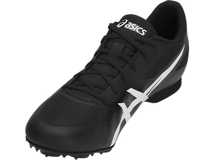 Black / White Asics Hyper MD 7 Men's Track Shoes | SRCY7833