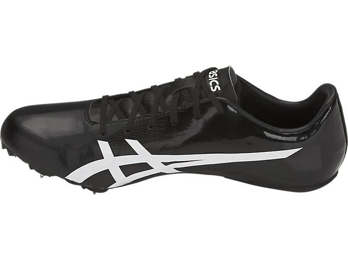 Black / White Asics Hyper Sprint 7 Men's Track Shoes | SJMO4250