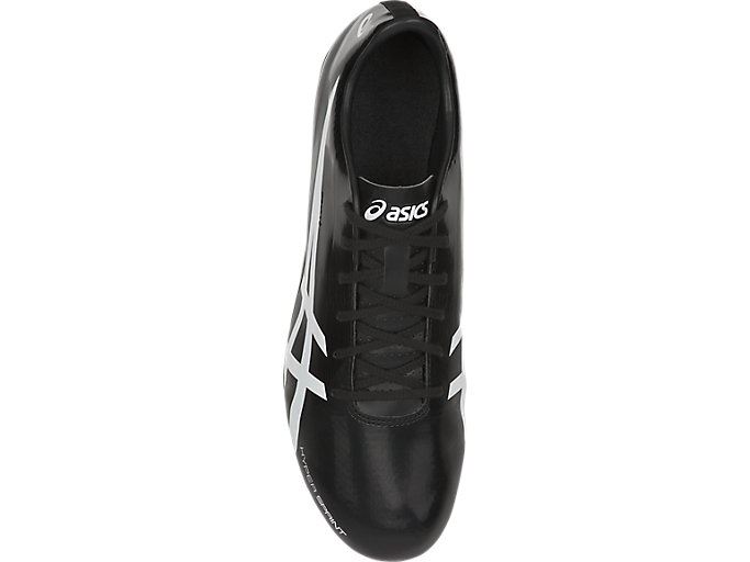 Black / White Asics Hyper Sprint 7 Men's Track Shoes | SJMO4250