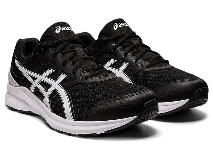 Black / White Asics JOLT 3 (4E) Men's Running Shoes | AHPY3897