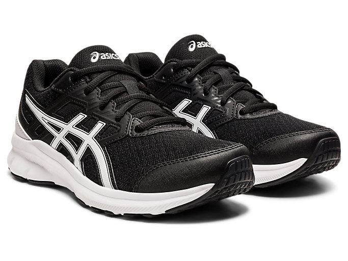 Black / White Asics JOLT 3 Women's Running Shoes | INDR7216