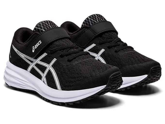 Black / White Asics PATRIOT 12 PS Kids' Sneakers | ZOLV6427