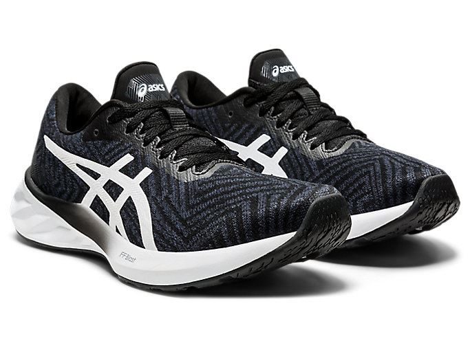 Black / White Asics ROADBLAST Women's Running Shoes | EXOY0917