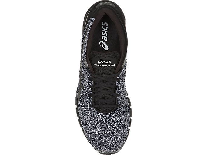 Black / White / Black Asics GEL-Quantum 360 Knit 2 Men's Sneakers | PQLC7571