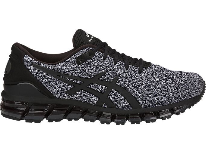 Black / White / Black Asics GEL-Quantum 360 Knit 2 Men\'s Sneakers | PQLC7571