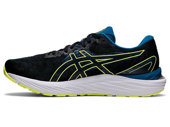 Black / Yellow Asics GEL-CUMULUS 23 Men's Running Shoes | OEGP8001