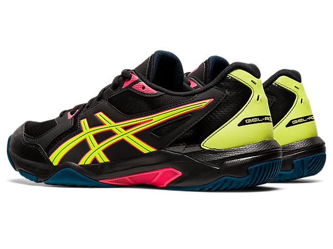 Black / Yellow Asics GEL-ROCKET 10 Men's Volleyball Shoes | LMED7383