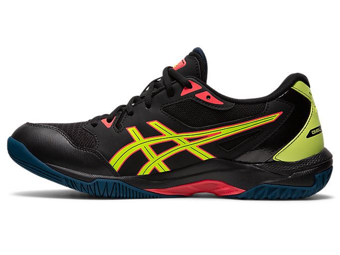 Black / Yellow Asics GEL-ROCKET 10 Men's Volleyball Shoes | LMED7383