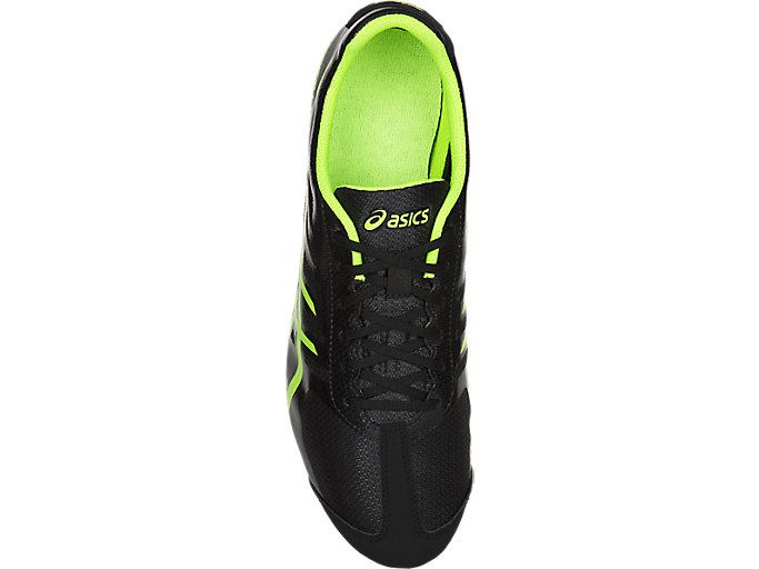 Black / Yellow Asics Hyper LD 5 Men's Track Shoes | WLVB4971