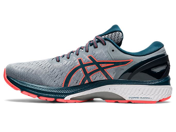 Blue Asics GEL-KAYANO 27 (2E) Men's Running Shoes | PXXW1236