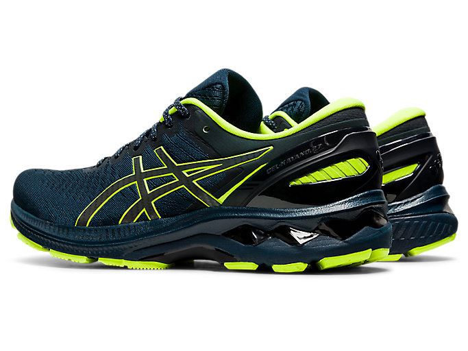 Blue Asics GEL-KAYANO 27 LITE-SHOW Men's Running Shoes | EIKO3152