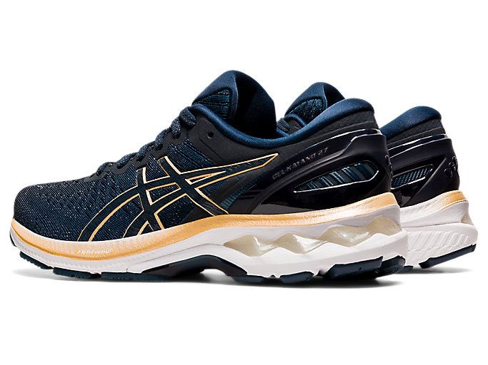 Blue Asics GEL-KAYANO 27 Women's Running Shoes | UQDU9832