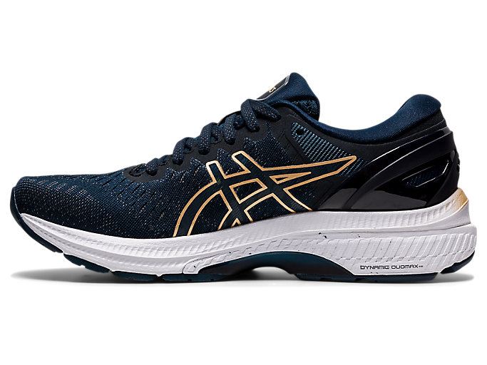 Blue Asics GEL-KAYANO 27 Women's Running Shoes | UQDU9832