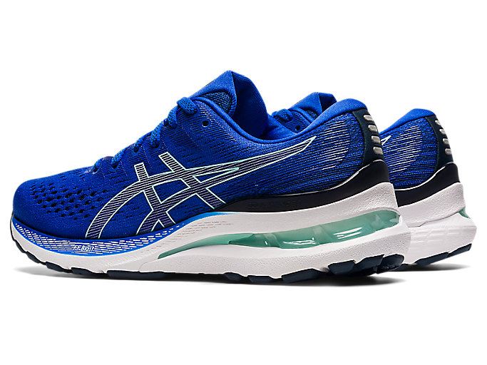 Blue Asics GEL-KAYANO 28 Women's Running Shoes | BOUZ9286