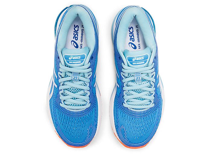 Blue / Asics GEL-NIMBUS 21 (D) Women's Running Shoes | AGRM1814