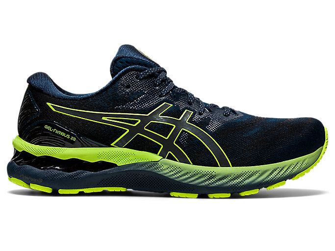 Blue Asics GEL-NIMBUS 23 LITE-SHOW Men\'s Running Shoes | GHCA2139