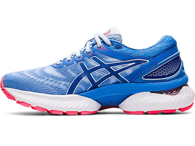 Blue Asics GEL-Nimbus 22 Women's Running Shoes | MHHX8262