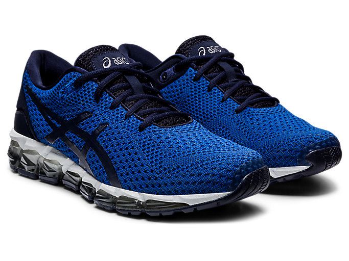 Blue Asics GEL-QUANTUM 360 5 KNIT Men's Sneakers | OKNF8328