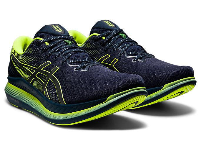 Blue Asics GLIDERIDE 2 LITE-SHOW Men's Running Shoes | PCGG9728