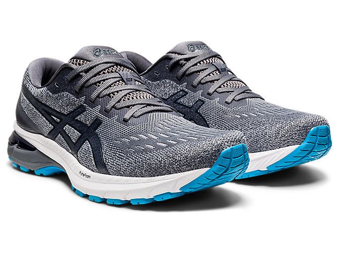 Blue Asics GT-2000 9 KNIT Men's Running Shoes | TOKD1046