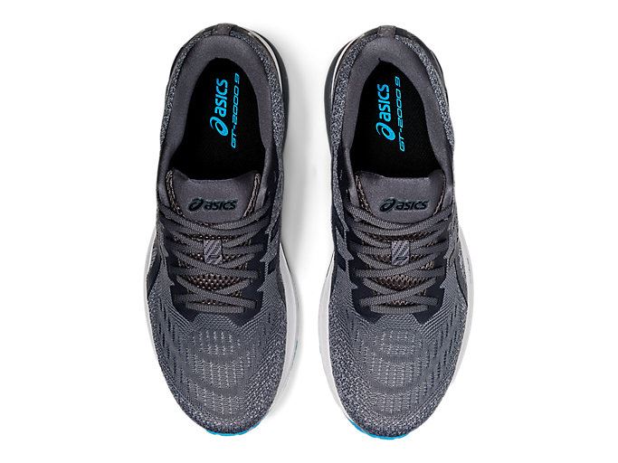 Blue Asics GT-2000 9 KNIT Men's Running Shoes | TOKD1046