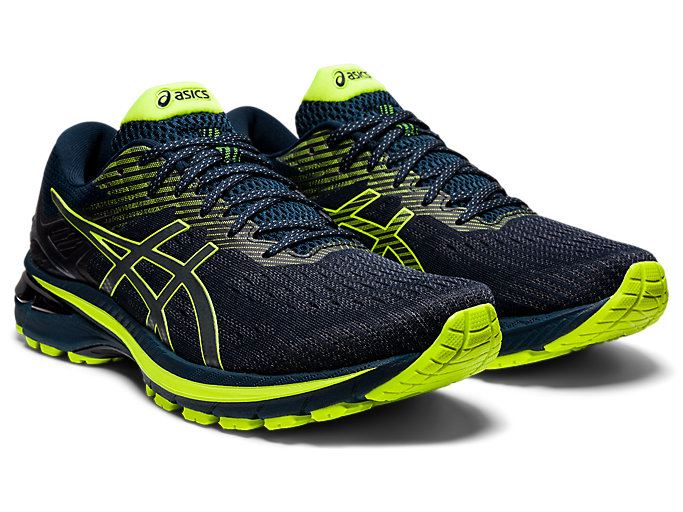 Blue Asics GT-2000 9 LITE-SHOW Men's Running Shoes | ZEFW4233