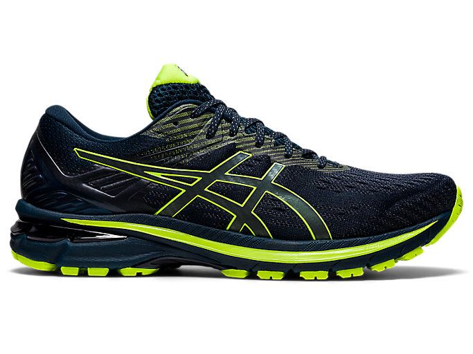 Blue Asics GT-2000 9 LITE-SHOW Men's Running Shoes | ZEFW4233