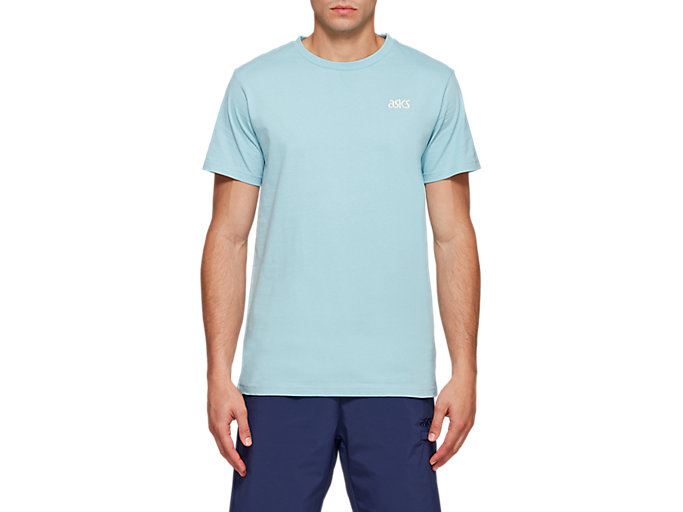 Blue Asics Jersey Tokyo Short Sleeve 1 Men's Sneakers | IYUE7284