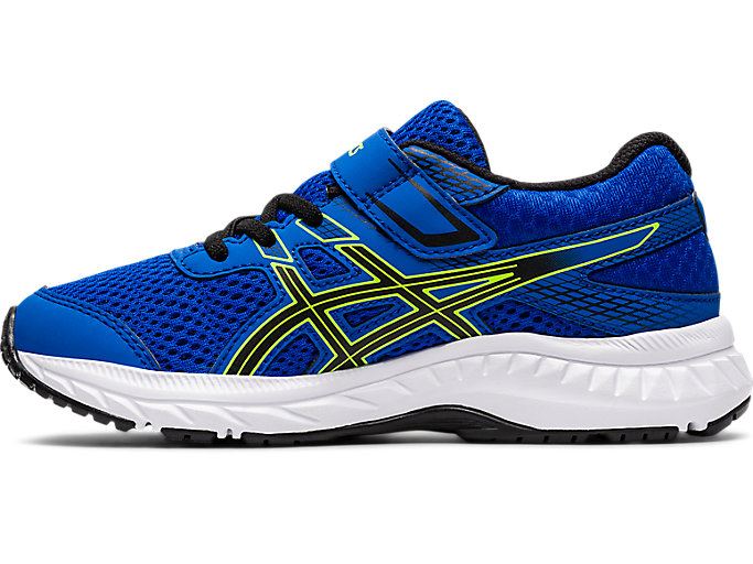 Blue / Black Asics Contend 6 PS Kids' Sneakers | BQEF9929