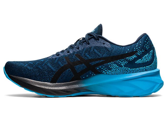 Blue / Black Asics DYNABLAST Men's Running Shoes | FXKR8504