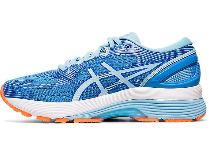 Blue / Black Asics GEL-NIMBUS 21 Women's Running Shoes | EKZG8880