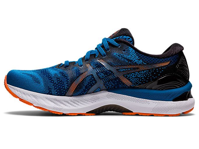 Blue / Black Asics GEL-NIMBUS 23 Men's Running Shoes | UYRH3827