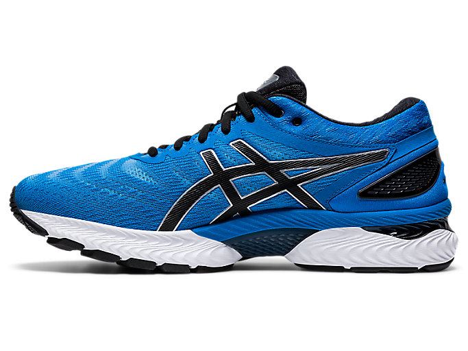 Blue / Black Asics GEL-Nimbus 22 Men's Running Shoes | SXTR5047