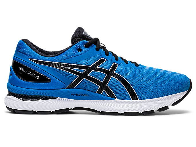 Blue / Black Asics GEL-Nimbus 22 Men\'s Running Shoes | SXTR5047