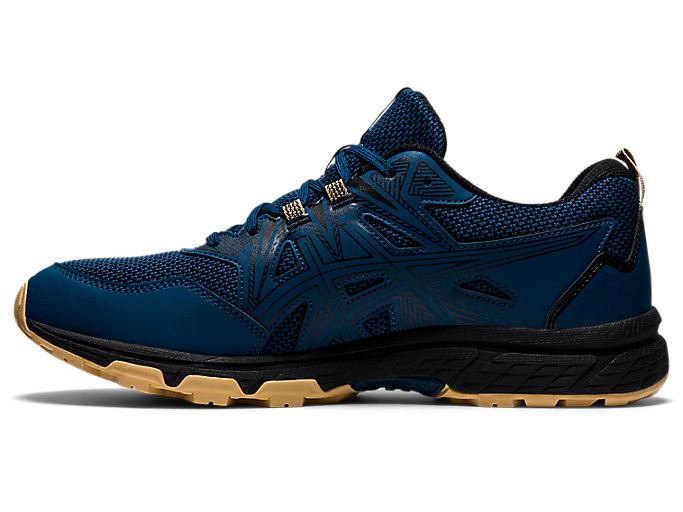 Blue / Black Asics GEL-VENTURE 8 Men's Trail Running Shoes | ZFKN8751