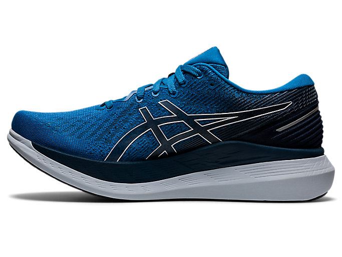 Blue / Black Asics GLIDERIDE 2 Men's Running Shoes | TIOY9992