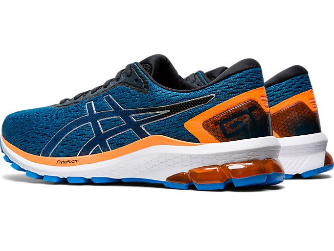 Blue / Black Asics GT-1000 9 Men's Running Shoes | TVHJ6307