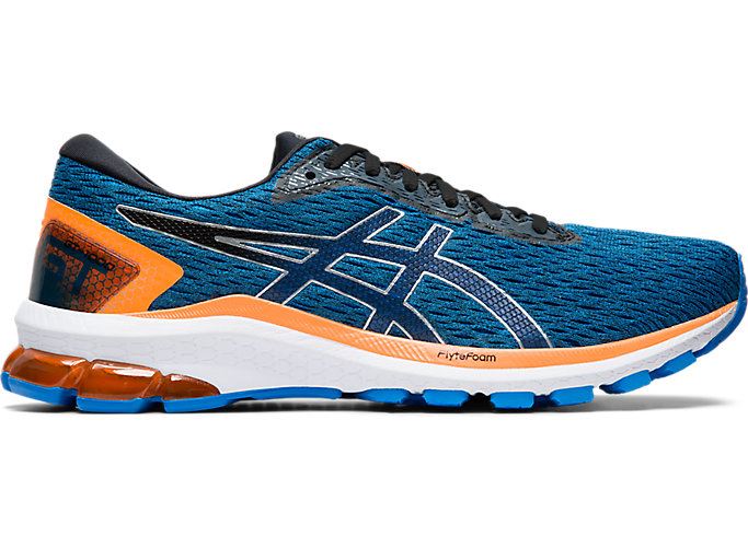 Blue / Black Asics GT-1000 9 Men\'s Running Shoes | TVHJ6307