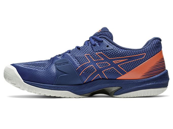 Blue / Blue Asics Court Speed FF Men's Tennis Shoes | UYIU7678