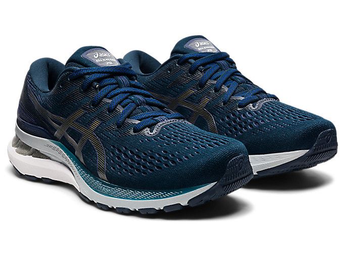 Blue / Blue Asics GEL-KAYANO 28 Women's Running Shoes | NEBX1674