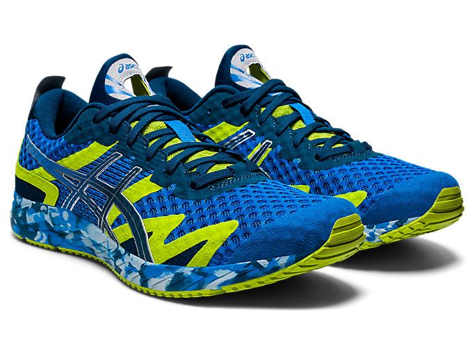 Blue / Blue Asics GEL-NOOSA TRI 12 Men's Running Shoes | RUOQ9951