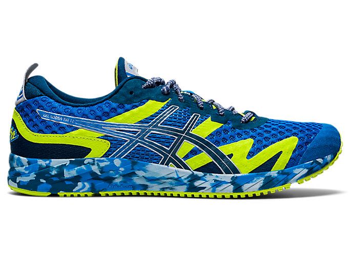 Blue / Blue Asics GEL-NOOSA TRI 12 Men\'s Running Shoes | RUOQ9951