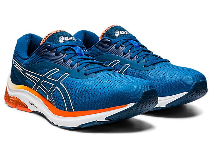 Blue / Blue Asics GEL-PULSE 12 Men's Running Shoes | SIQT3251