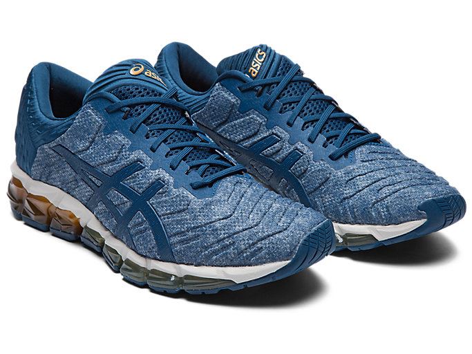 Blue / Blue Asics GEL-QUANTUM 360 5 Men's Sneakers | CQZE8299