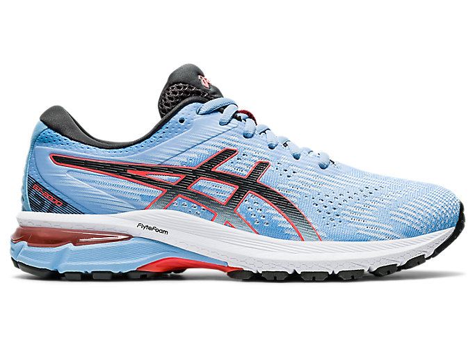 Blue / Deep Grey Asics GT-2000 8 Women's Running Shoes | WSZN7462